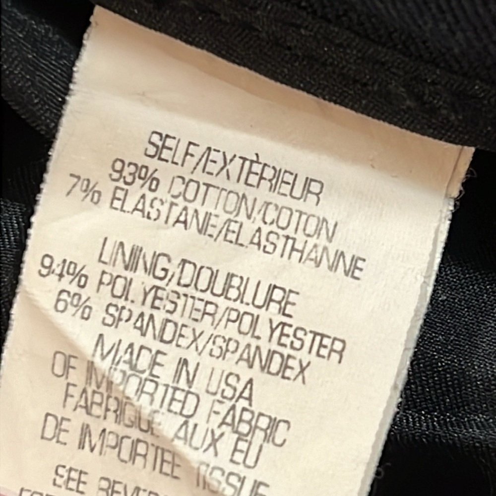 Theory Navy Blue Straight Leg Dress Pants Trousers size 4 - Picture 8 of 12
